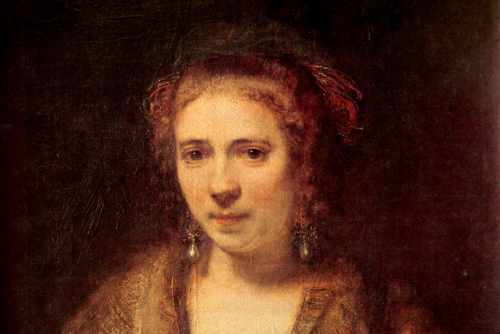 レンブラント ヘンドリッキェの肖像 油彩 ルーブル美術館│Pure Smile 感動のひととき